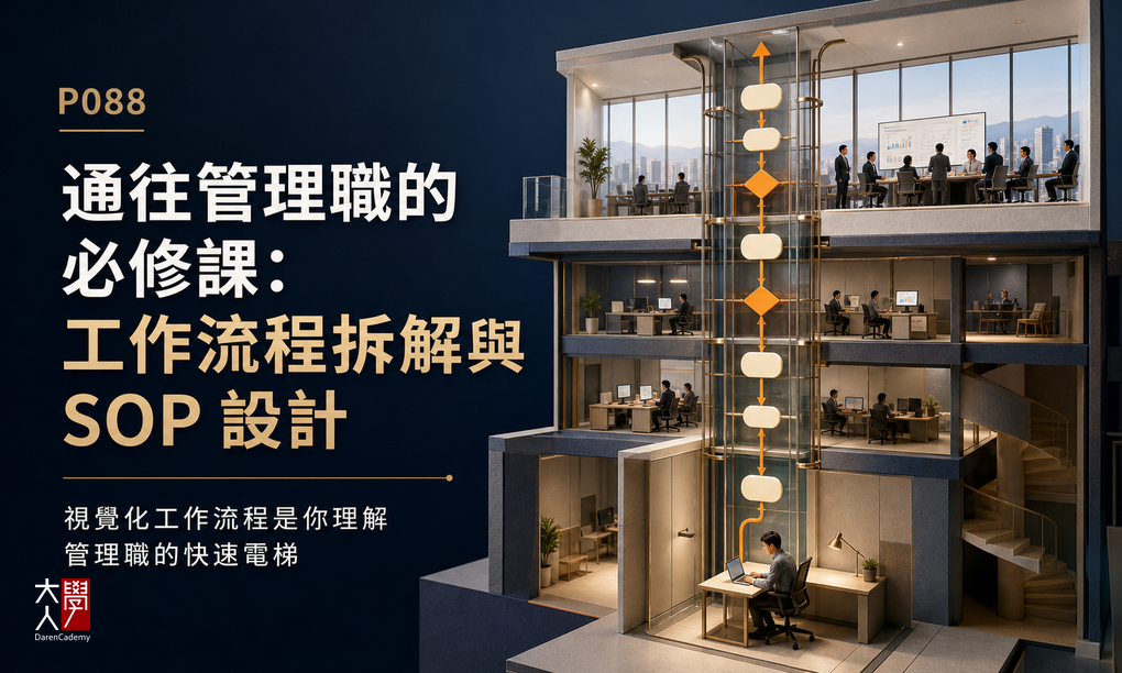 P088 通往管理職的必修課：工作流程拆解與 SOP 設計
